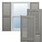 Ekena Millwork Lifetime Vinyl, Standard Cathedral Top Center Mullion, Open Louver Shutters, LL1S14X04300CL, PR LL1S14X04300CL - alternate 1